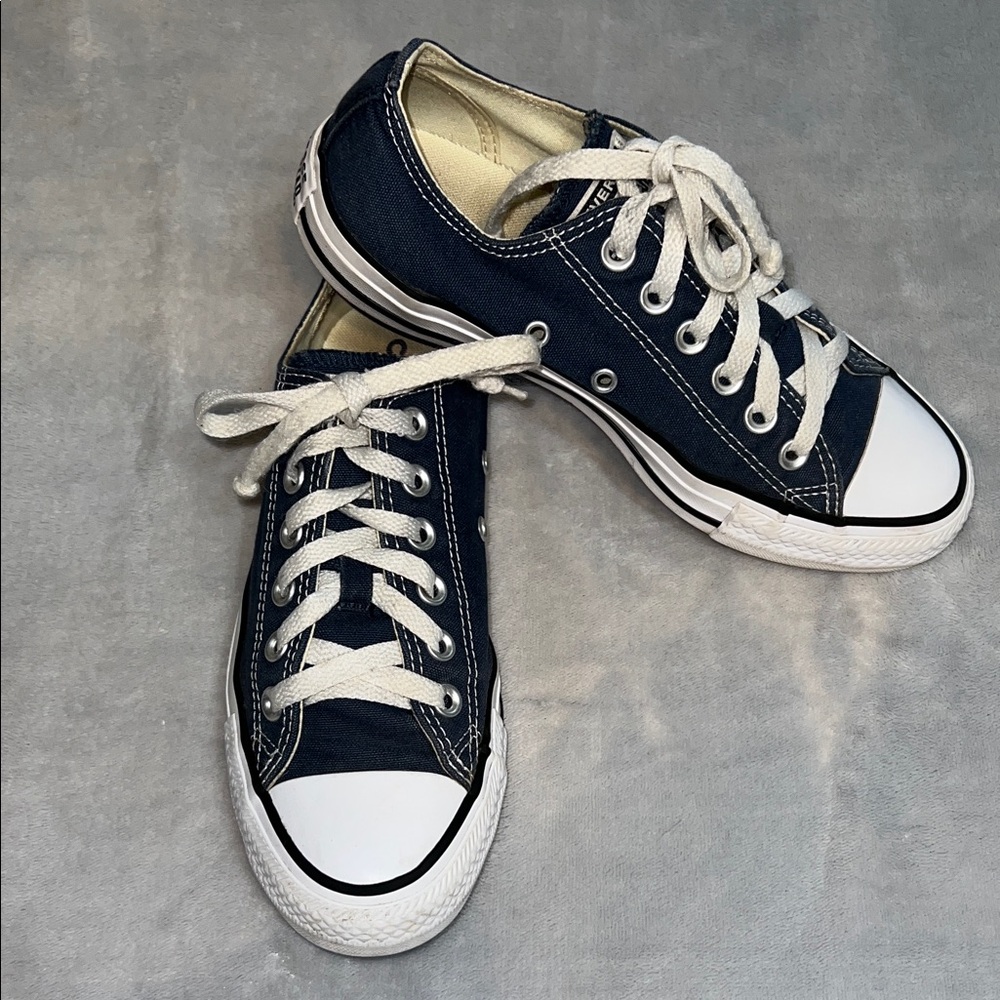 Navy Blue Converse